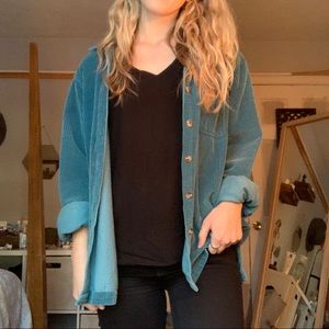 Adorable Vintage LLBean Corduroy Button Up